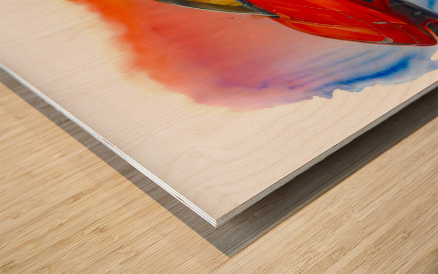 Ferrari Wood print
