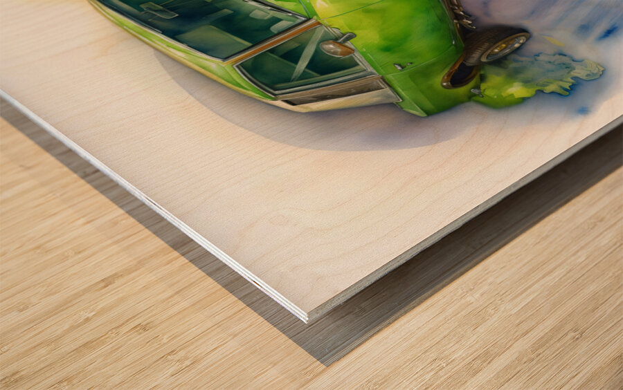 Low Rider 2 Wood print