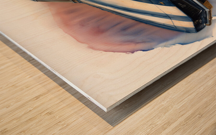 1968 Camaro 694 Wood print