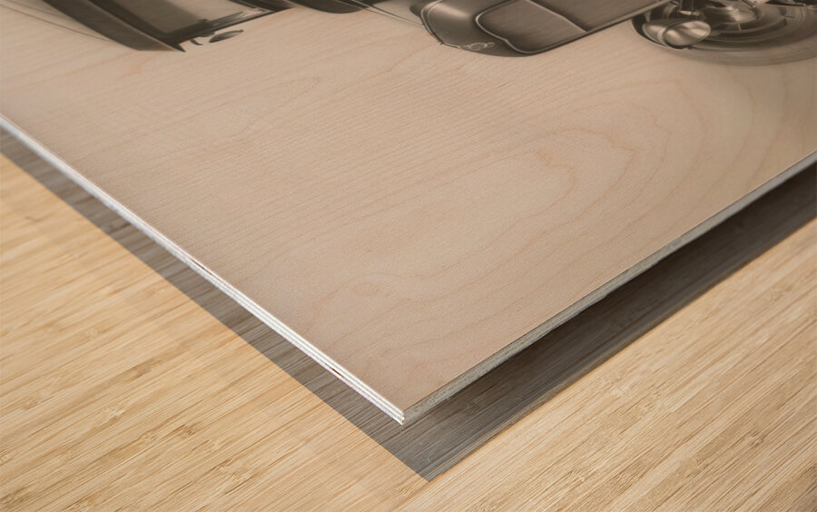 Hot Rod B699 Wood print