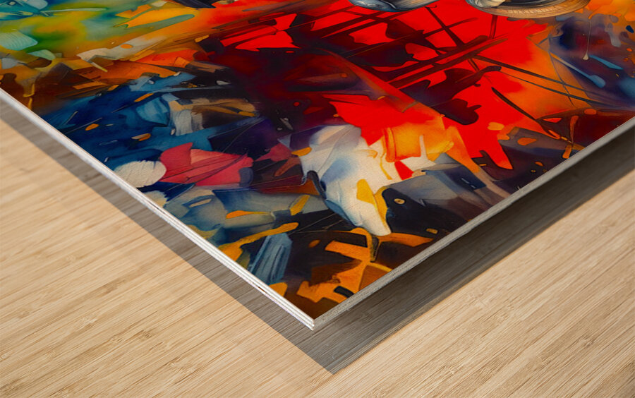 Hot Rod C699 Wood print