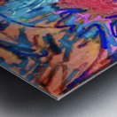 Minds Time Melting into Colors Metal print