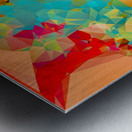 Berry Sun Burst Metal print