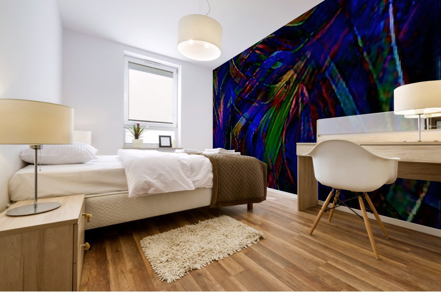 Through the Threading Mural print
