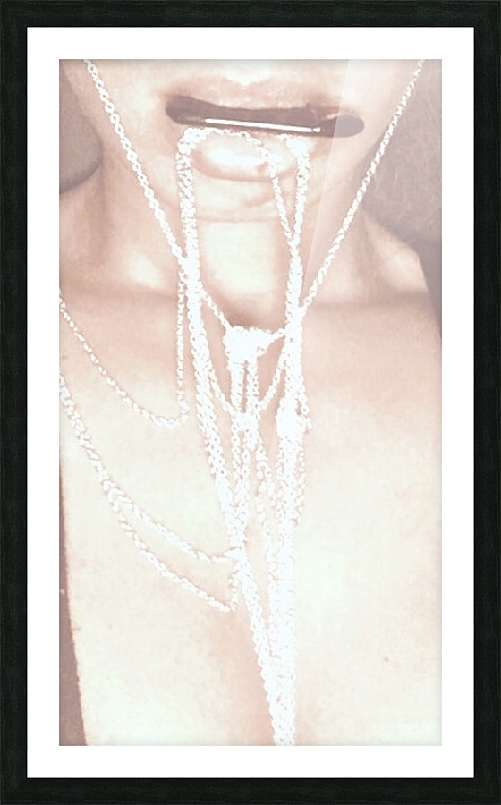 Speechless Chains Picture Frame print