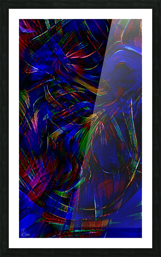 Through the Threading Picture Frame print