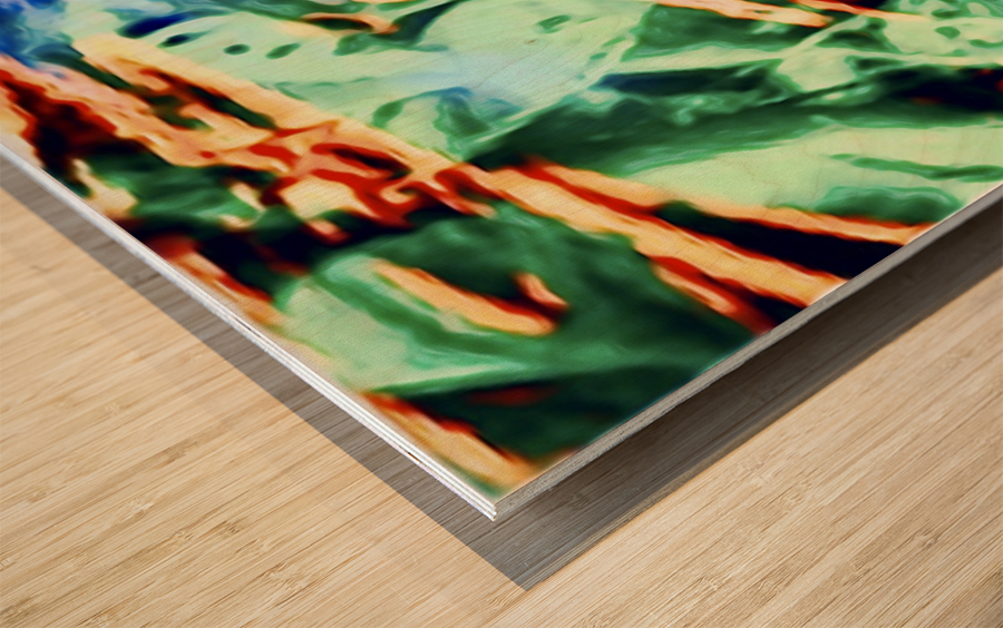 Jungle Tapestry  Wood print