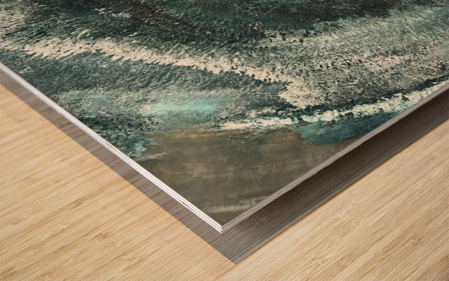 Crystal Midnights in Indigo Wood print