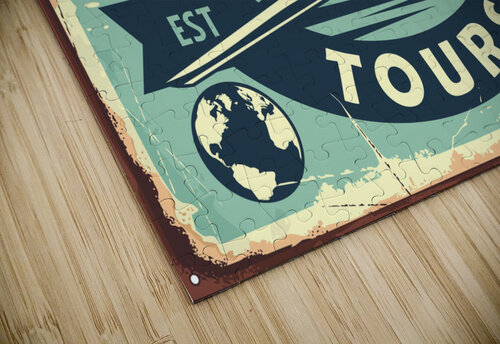 Plane tours old advertisement Lukeruk puzzle