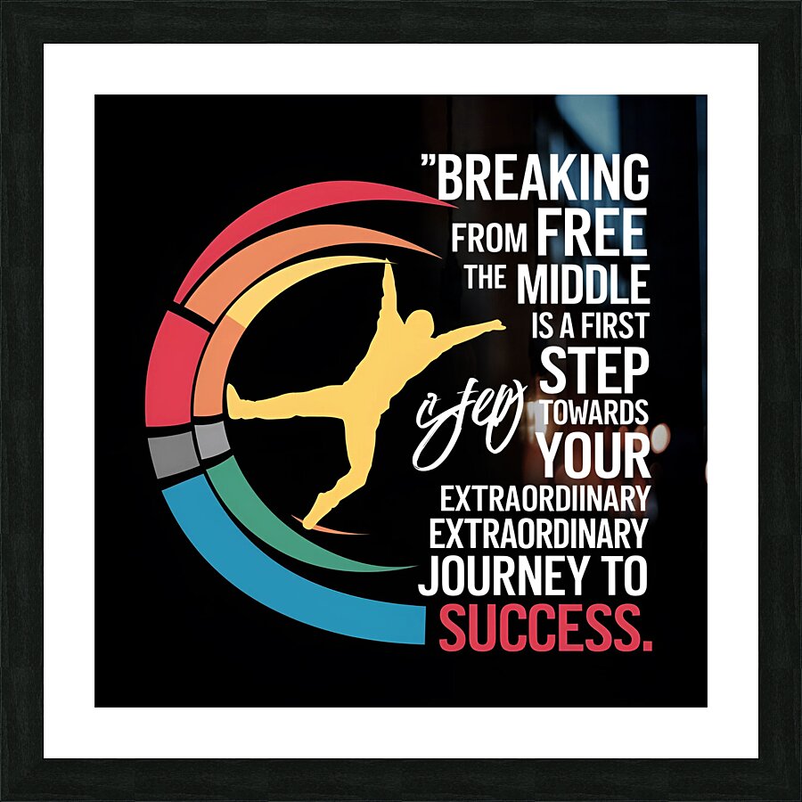 motivation Picture Frame print