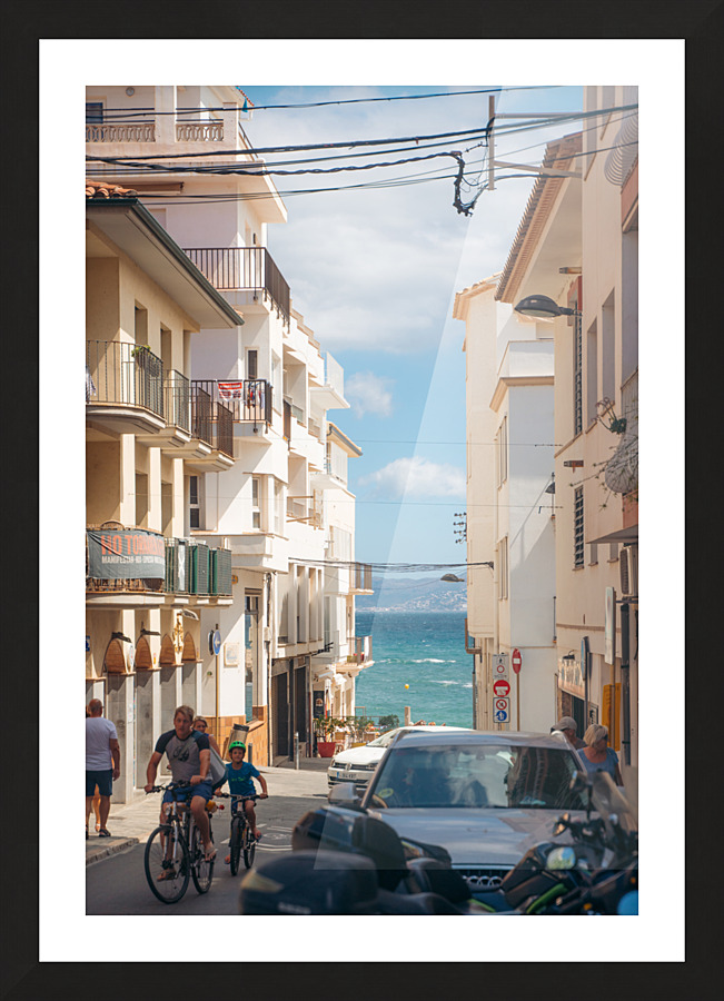 LEscala Streets Picture Frame print