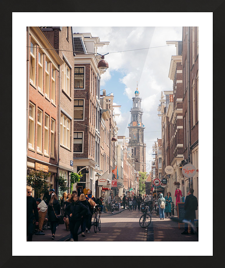 Amsterdam Streets Picture Frame print