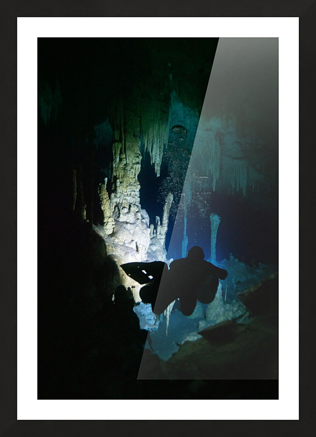 Cavern Cathedrals Picture Frame print