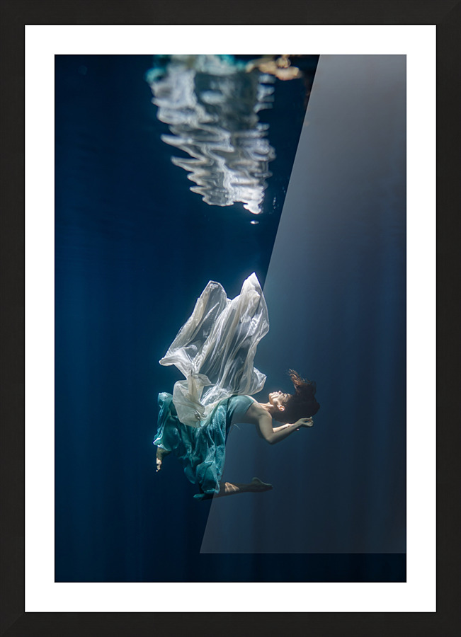 Suspended Picture Frame print