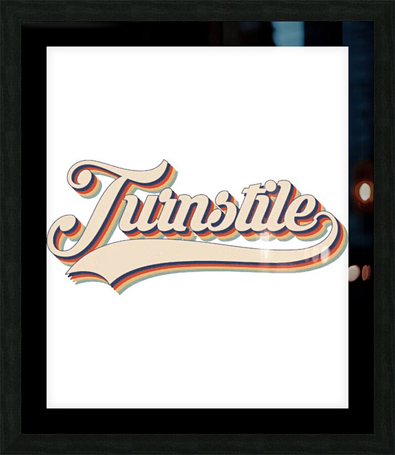 Turnstile 5 Picture Frame print