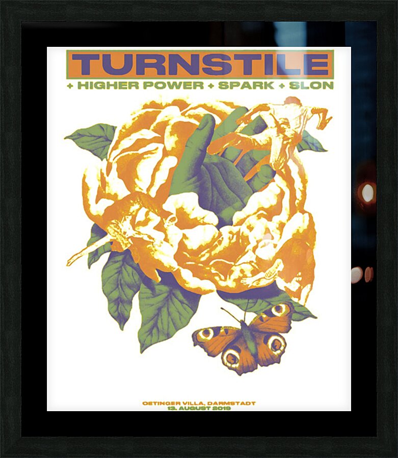 Turnstile 6 Picture Frame print