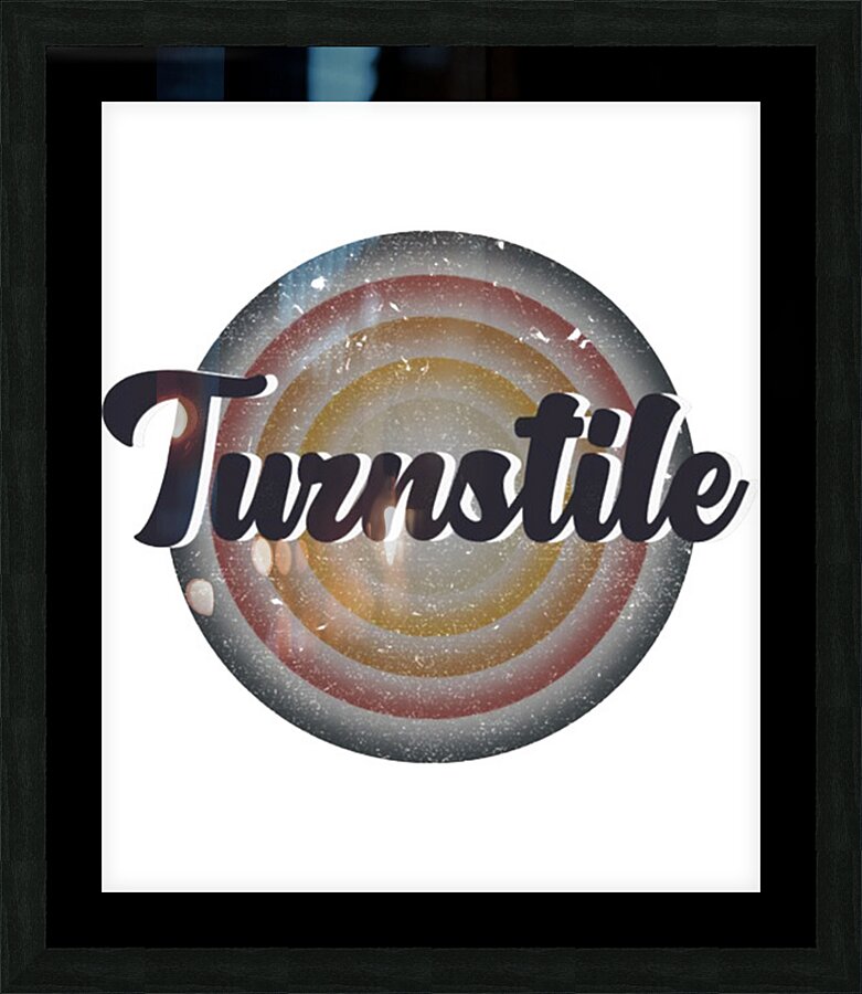 Turnstile 9 Picture Frame print