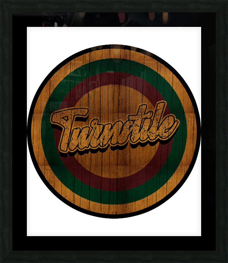Turnstile 15 Picture Frame print