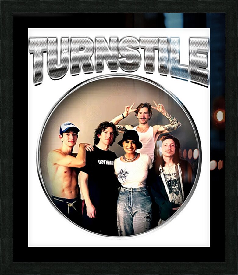 Turnstile 17 Picture Frame print