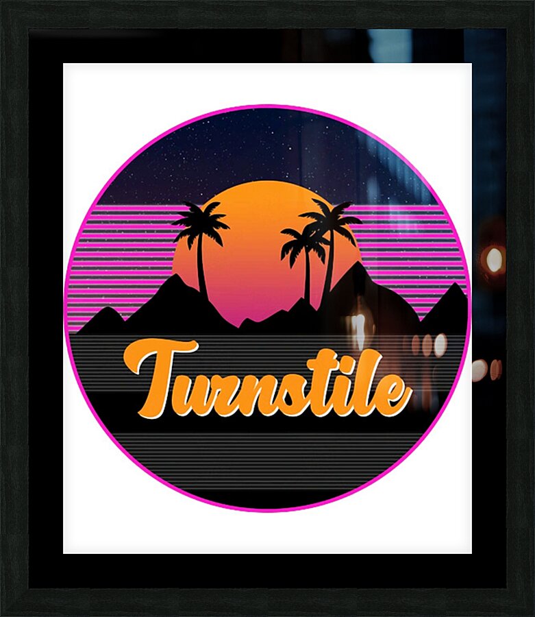 Turnstile 27 Picture Frame print
