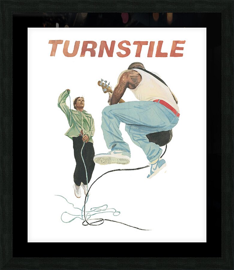 Turnstile 28 Picture Frame print