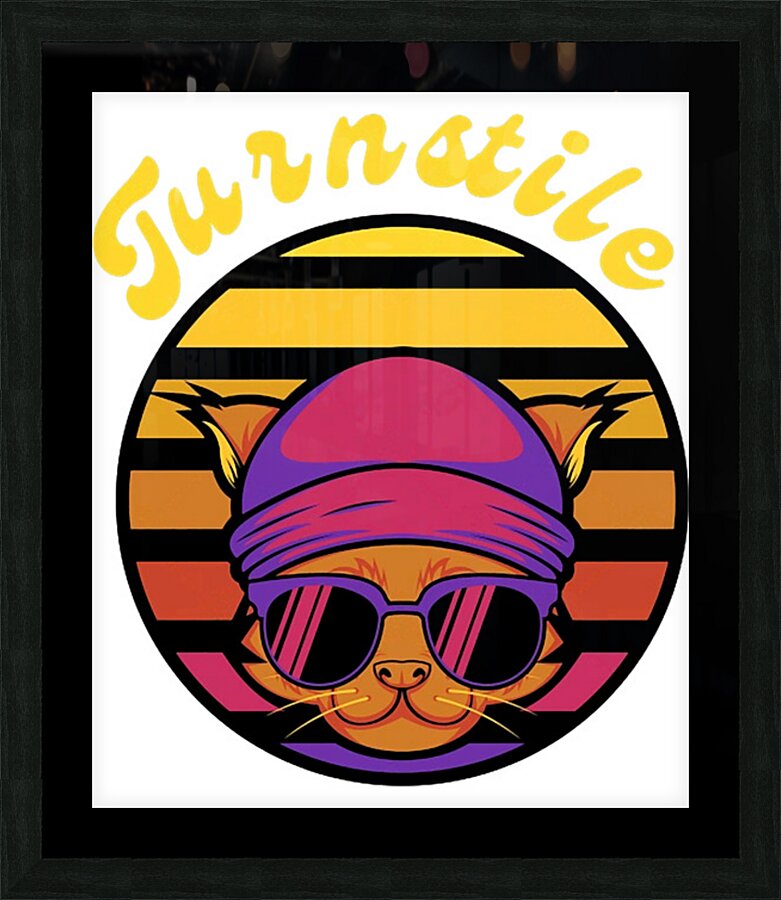 Turnstile 4 Picture Frame print
