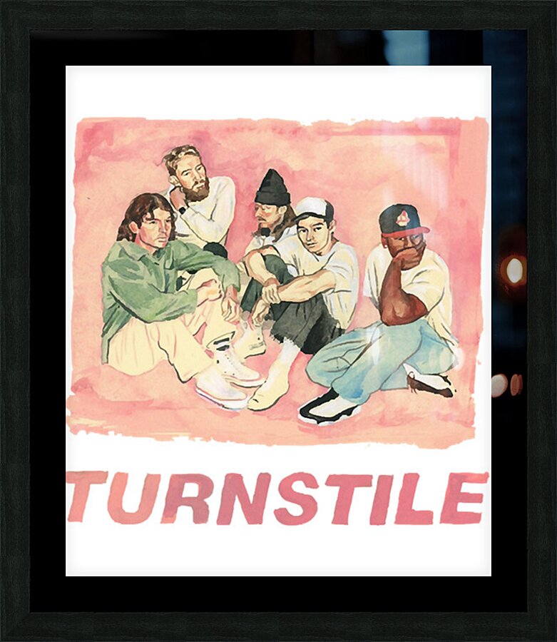 Turnstile 6 Picture Frame print