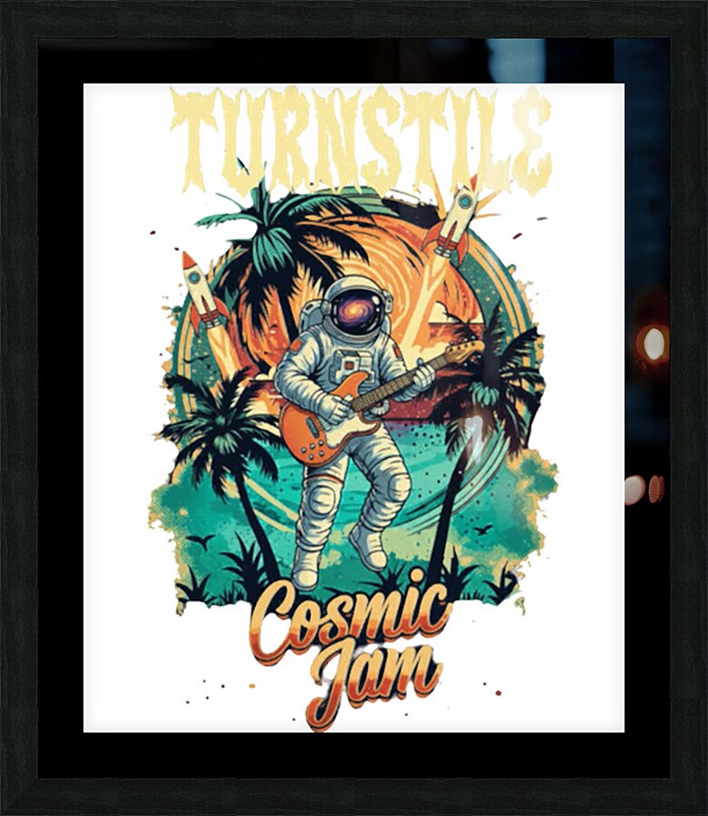 Turnstile 10 Picture Frame print