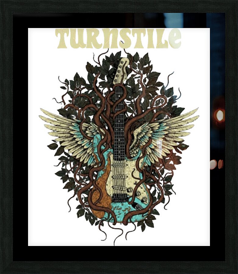 Turnstile 14 Picture Frame print