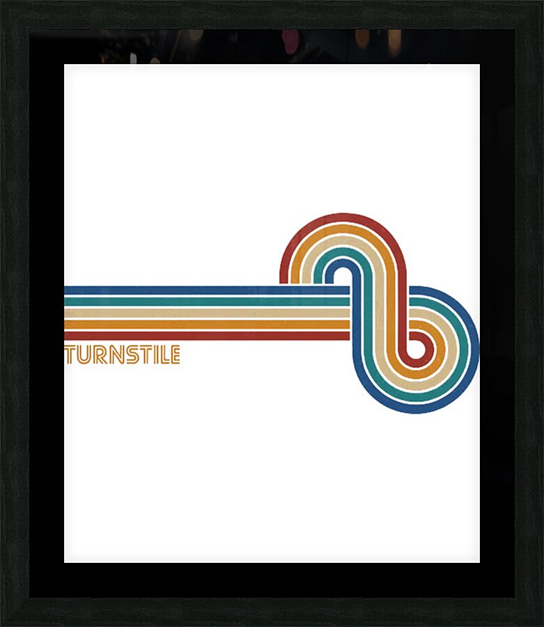 Turnstile 31 Picture Frame print