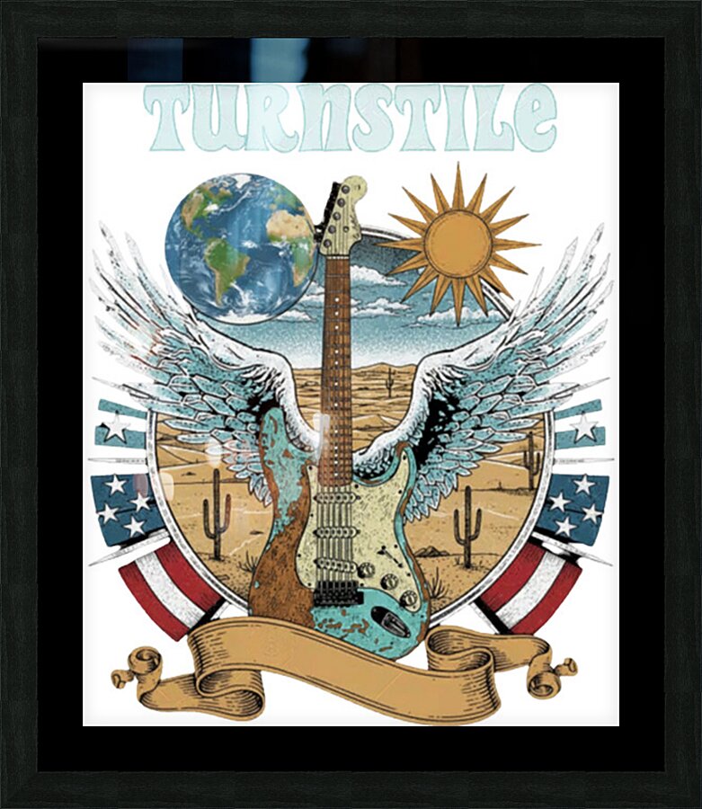Turnstile 46 Picture Frame print