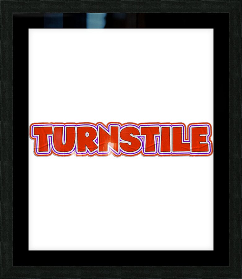 Turnstile 47 Picture Frame print