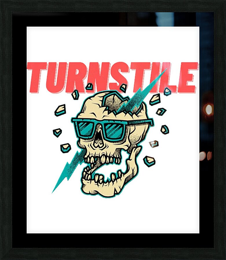 Turnstile 6 Picture Frame print