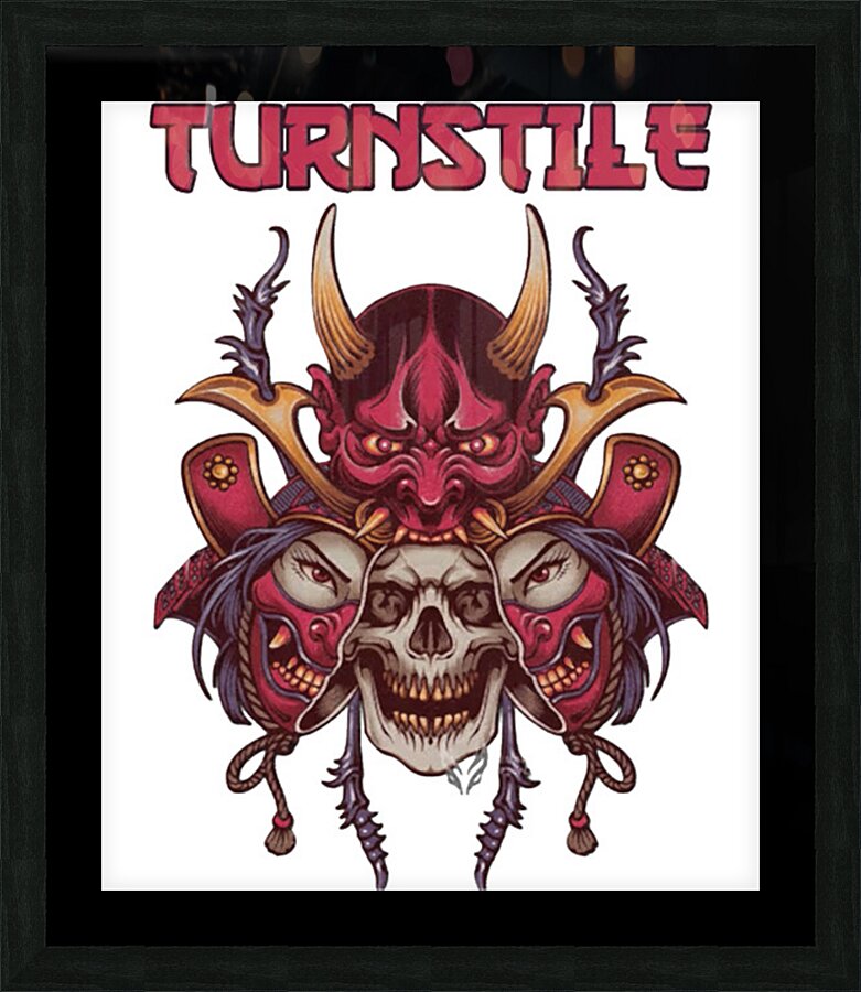 Turnstile 18 Picture Frame print