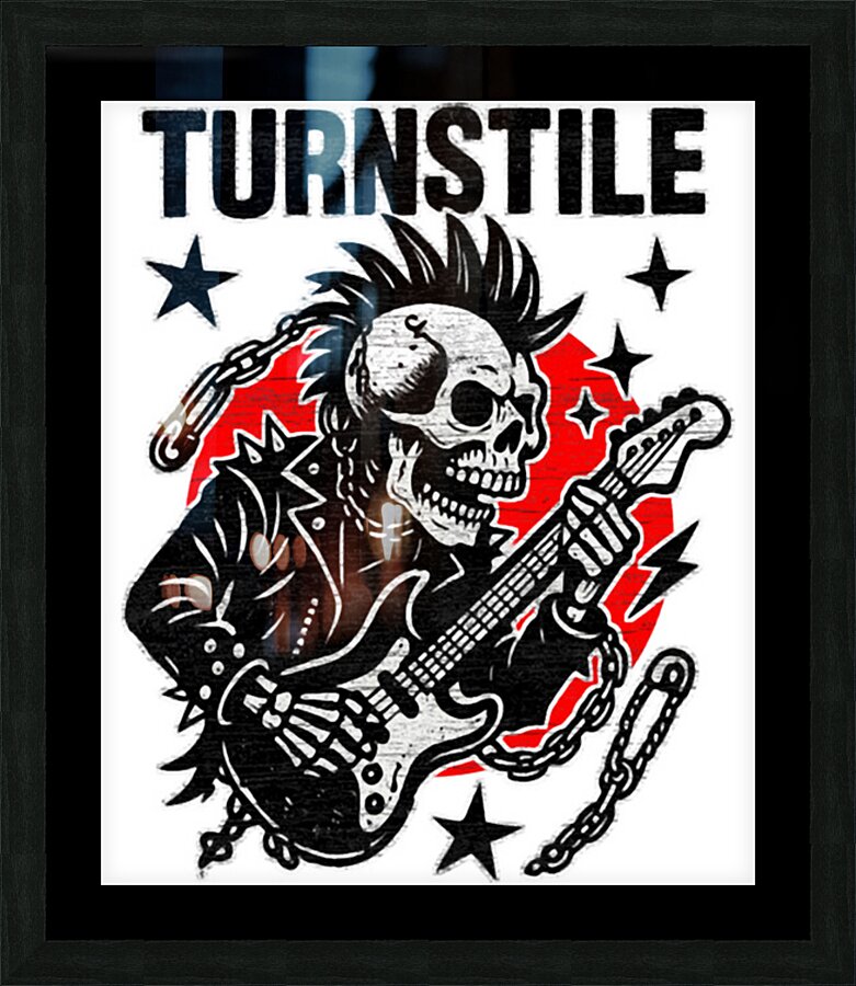 Turnstile 21 Picture Frame print