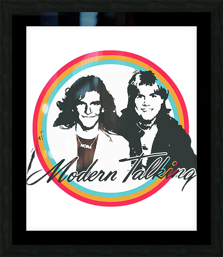 Modern Talking 8 Picture Frame print