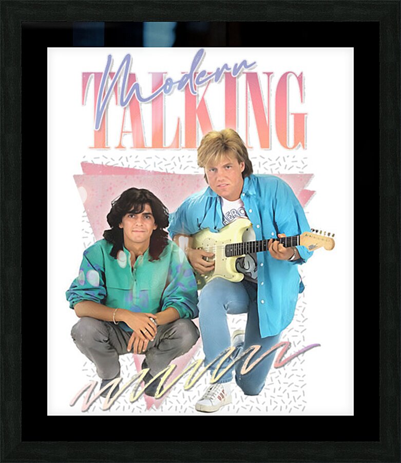 Modern Talking 10 Picture Frame print