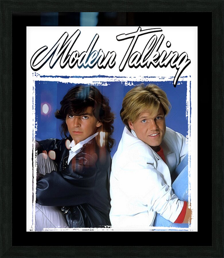 Modern Talking 12 Picture Frame print