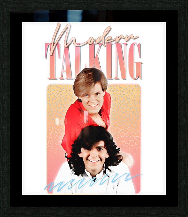 Modern Talking 14 Picture Frame print