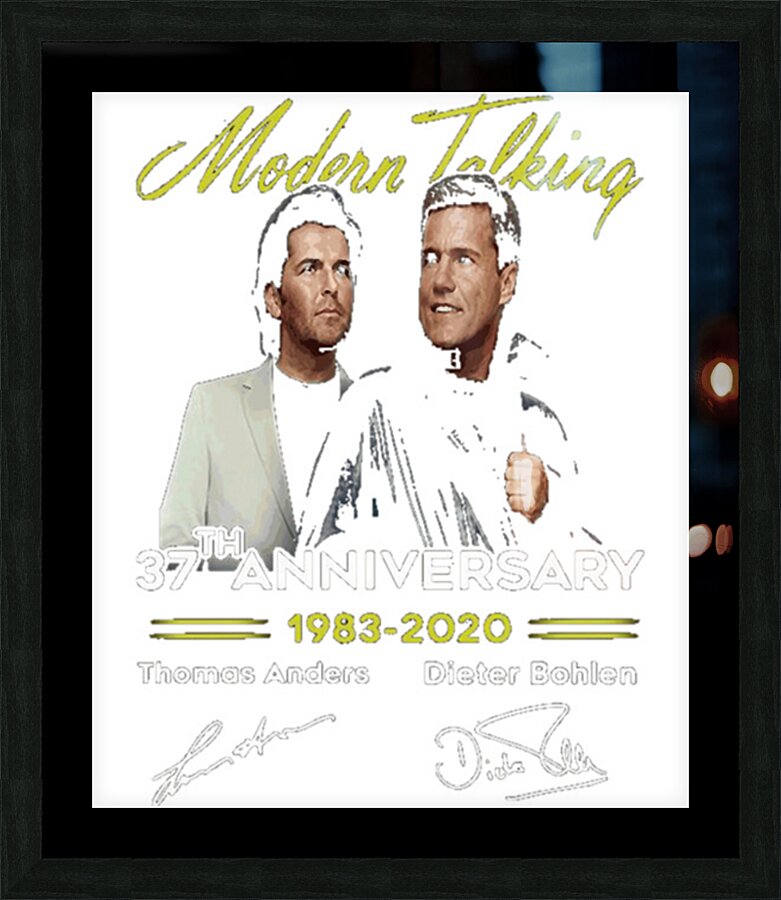 Modern Talking 17 Picture Frame print
