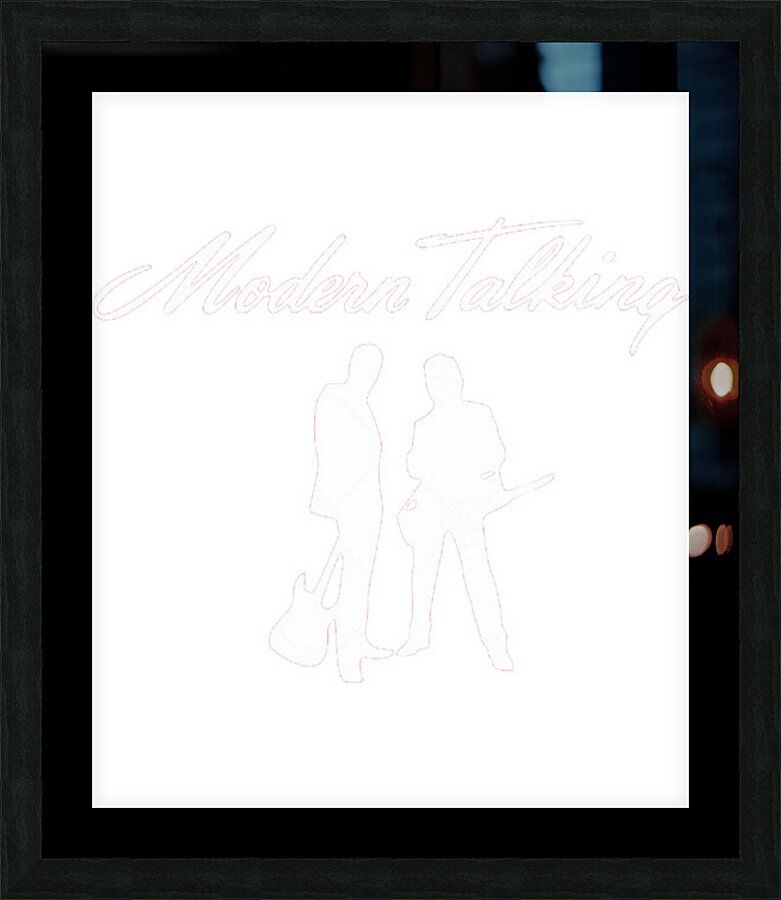 Modern Talking 24 Picture Frame print
