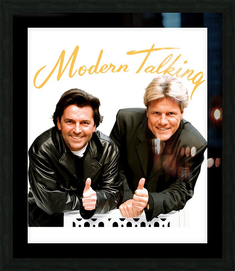 Modern Talking 32 Picture Frame print