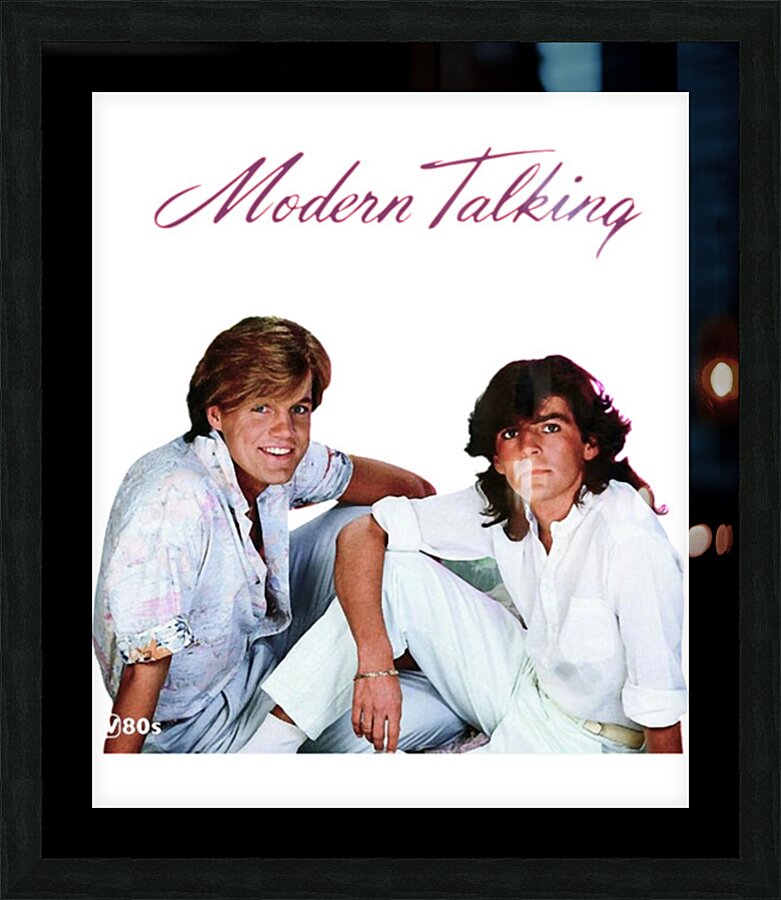 Modern Talking 40 Picture Frame print