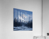 snowy mountains bAD09DmjR  cKZTHVnm82A hoymmYtqSP Acrylic Print