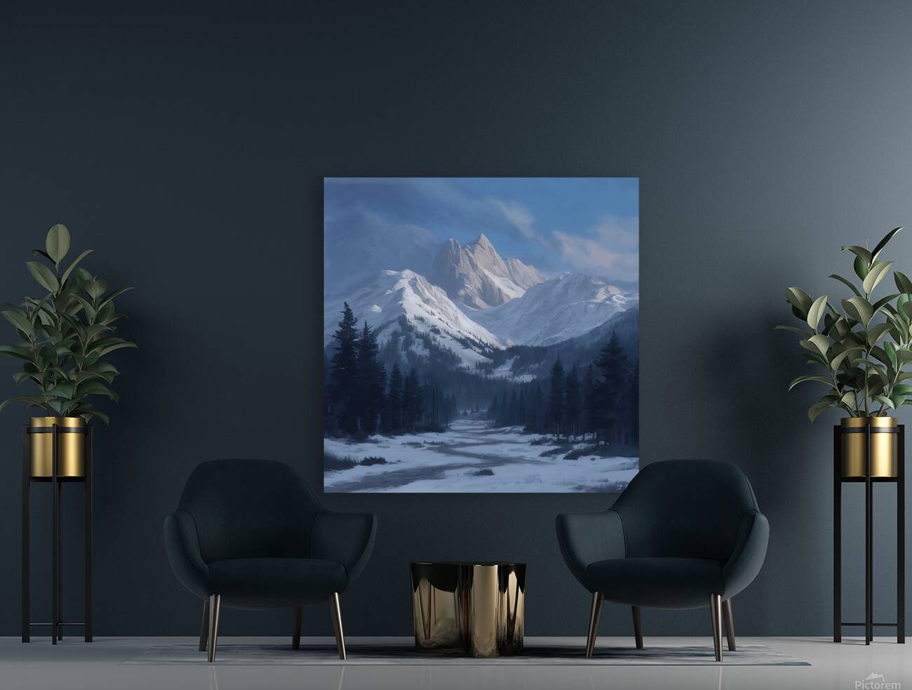 snowy mountains bAD09DmjR  cKZTHVnm82A hoymmYtqSP Reproduction
