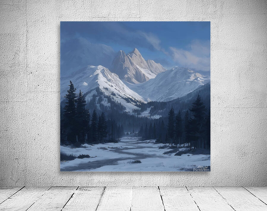 snowy mountains bAD09DmjR  cKZTHVnm82A hoymmYtqSP Wall Preview