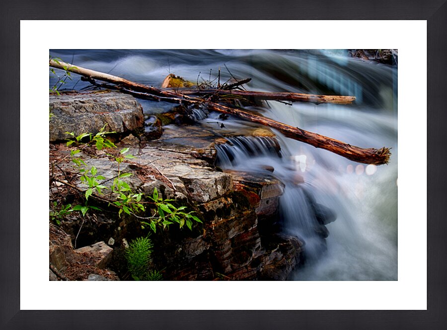 Old And New Picture Frame print