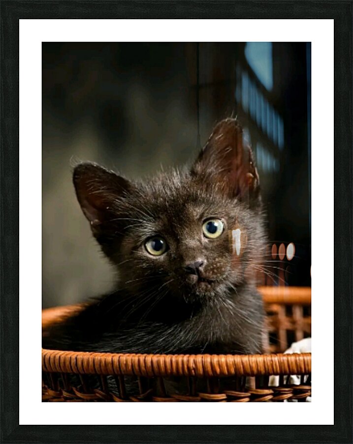 Beautiful cat Picture Frame print