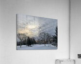 Wintery Snowscape Acrylic Print