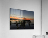 Dock At Sunset Acrylic Print